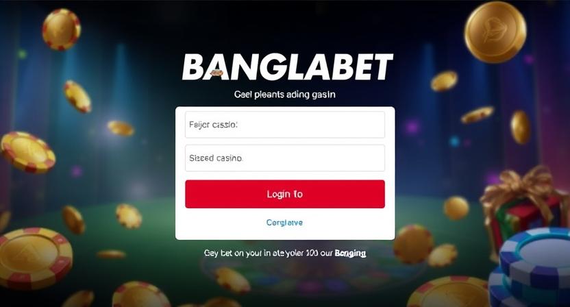 Clean and intuitive BANGLABET  login interface